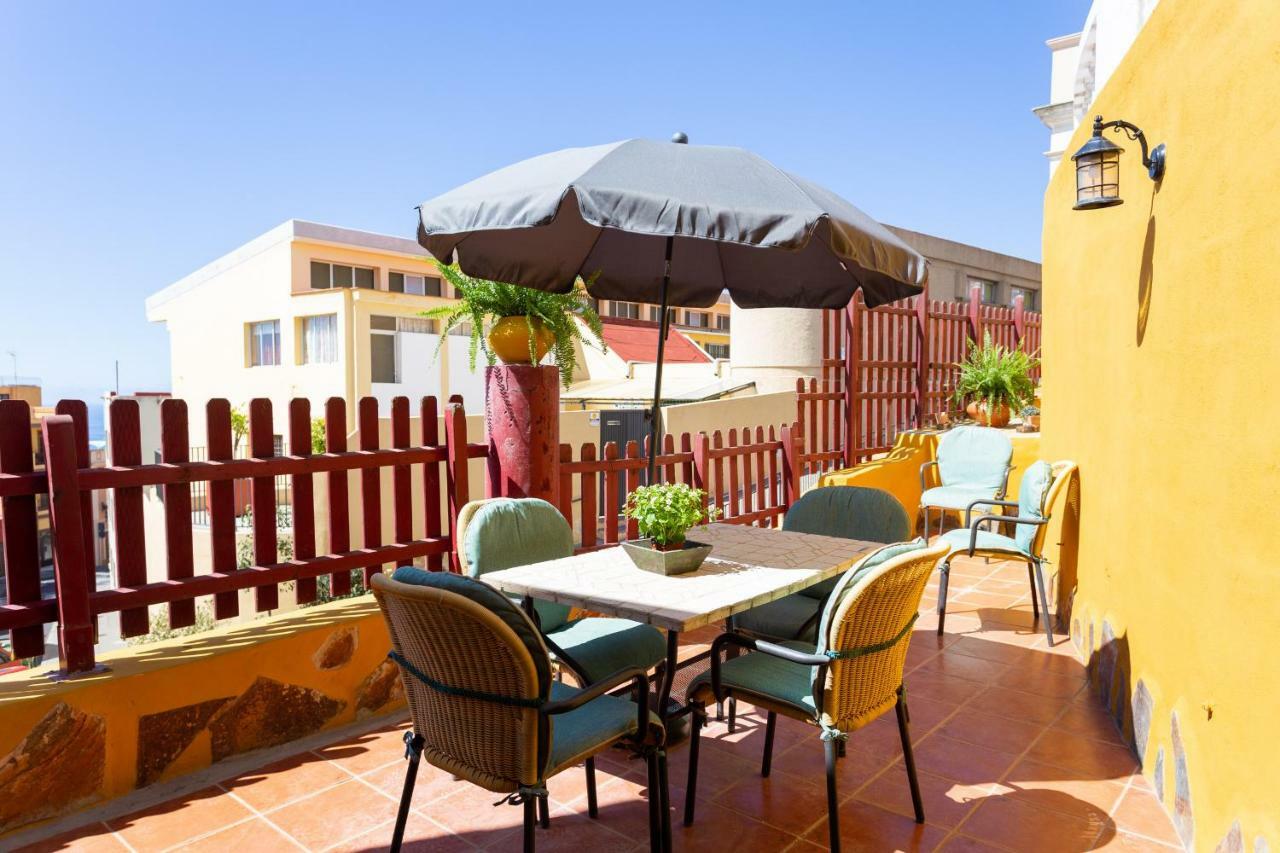 Canarian House With Views And Pool Los Realejos Eksteriør bilde